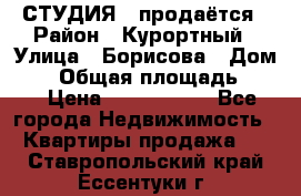 СТУДИЯ - продаётся › Район ­ Курортный › Улица ­ Борисова › Дом ­ 8 › Общая площадь ­ 19 › Цена ­ 1 900 000 - Все города Недвижимость » Квартиры продажа   . Ставропольский край,Ессентуки г.